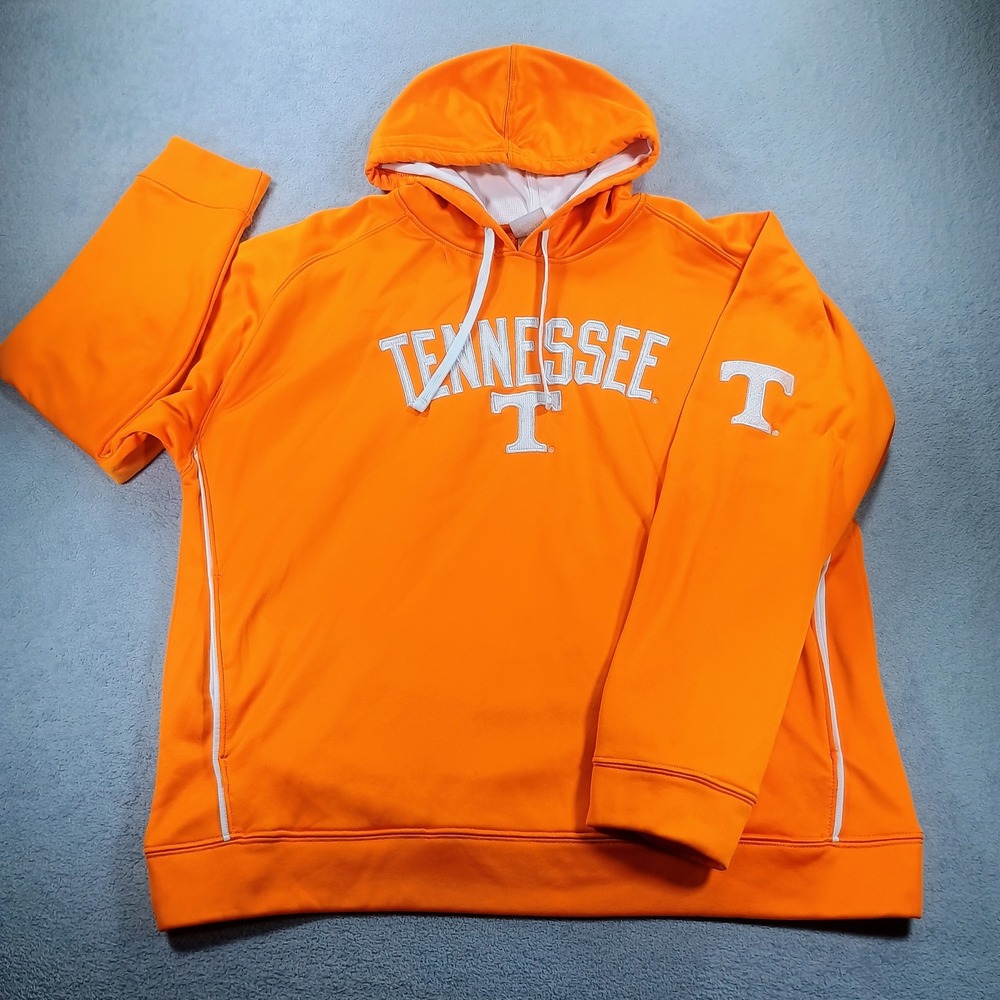 Knights Apparel Men Tennessee Volunteers Hoodie Orange XL Embroidered Logo